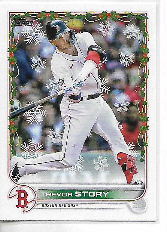 2022 Topps Holiday Trevor Story Card - Image 1 of 1