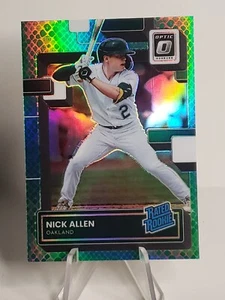 Nick Allen 2022 Donruss Optic Green Dragon/99 Clasificado Rookie Athletics RC - Imagen 1 de 3