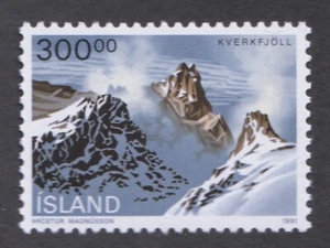 1991 Iceland Island Sc# 737 - 300.00 Mountain Landscape Kverkfjoll - MNH Cv$10 - Picture 1 of 1