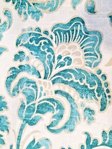 Stoff große Paisley-Motive 43 Zoll breit x 20 Zoll mittelschwer Polsterung Mill Creek - Bild 1 von 5