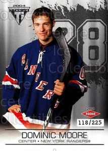 2003-04 Titanium Retail Jersey Number Parallels #129 Dominic Moore - Picture 1 of 1