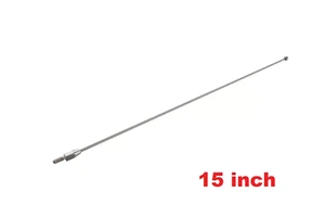 15" Stainless Steel Antenna Mast Rod Radio AM/FM for Chevrolet Camaro 1982-2002 - Picture 1 of 10