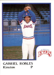 1986 Kinston Eagles ProCards #20 Gabriel Robles Pitcher Baseball Card
