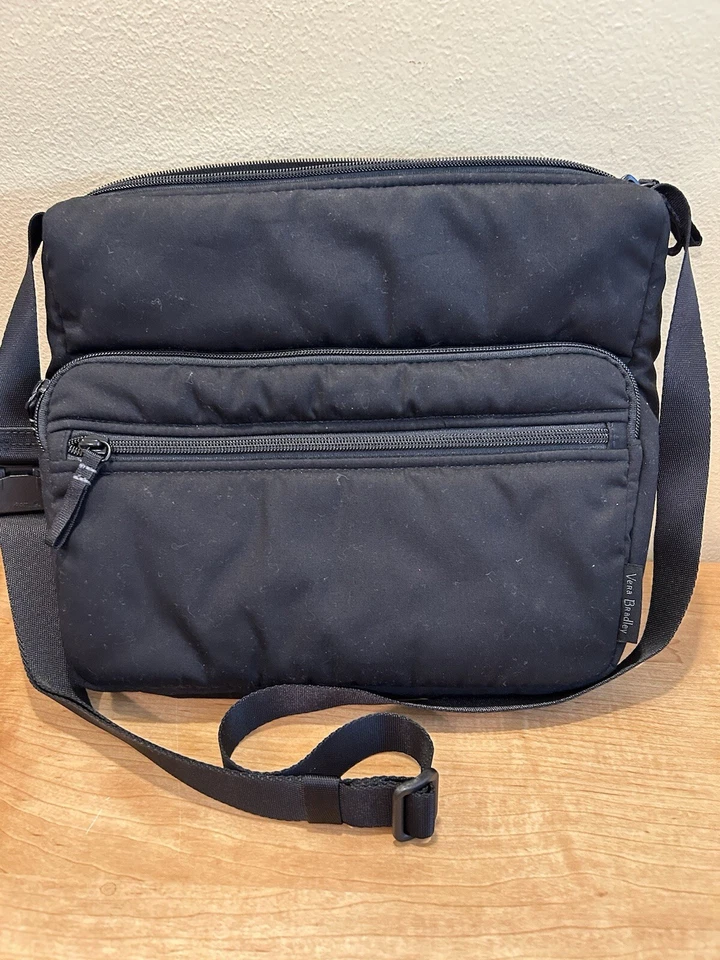 Vera Bradley Black Utility Crossbody Bag - Image 1 of 4