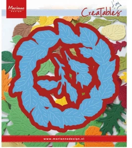 Marianne Design Tiny's Leaves Wreath Stanzschablone Blätterkranz - Bild 1 von 1