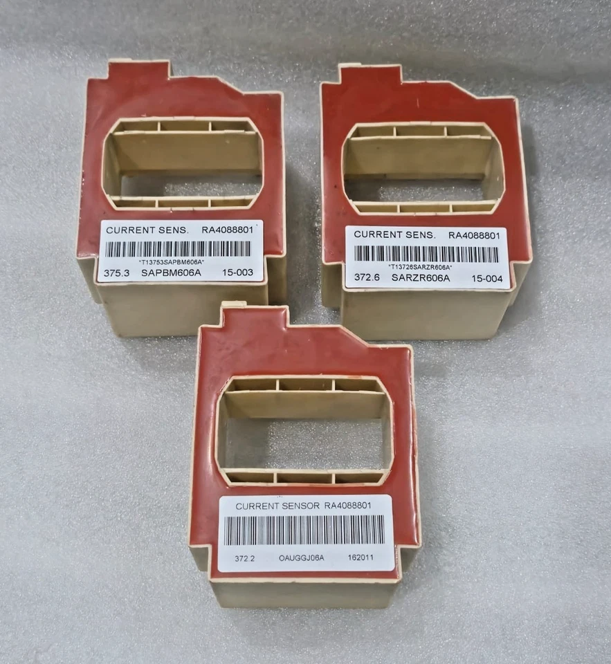 LOTE DE 3 PIEZAS DISYUNTOR AIRE TRANSFORMADOR CORRIENTE ABB SACE RA4088801 Foto 1 de 4