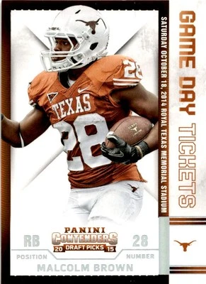 2015 Panini Contenders Draft Picks #83 Malcolm Brown Game Day Tickets - Image 1 of 2