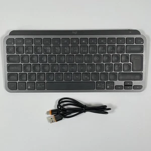 Logitech MX Keys Mini Minimalist Wireless Illuminated Keyboard Compact Bluetooth - Picture 1 of 5