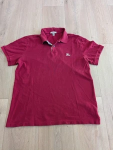 Burberry London Herren Poloshirt 100% Baumwolle Größe L Nova Check 100% Original - Bild 1 von 9