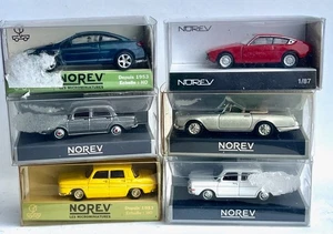 NOREV Konvolut Französische Pkw  6 St. 1:87. Metallmodelle NEUWARE (N107) - Bild 1 von 2