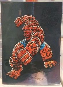 Marvel The Silver Age: Heroes Of The Silver Age Insert 2S The Thing Joe Sinnott - Picture 1 of 2