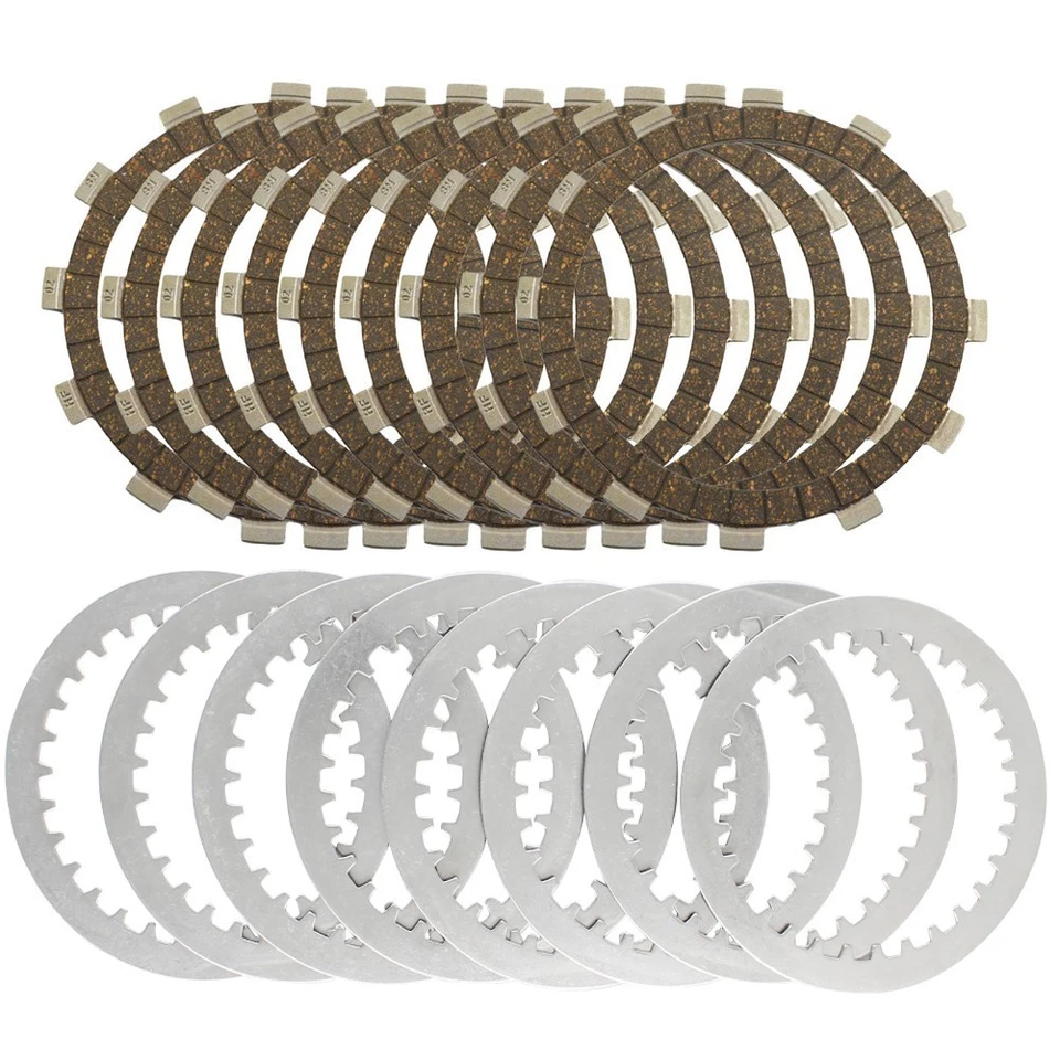 Kit de placa de embrague de acero de fricción para Yamaha YZF-R6 1999-2018 YZF-R6S 06-09 19 piezas Foto 1 de 4