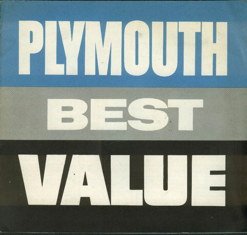 Plymouth лучшее значение продажи папка 1956 - Изображение 1 из 1