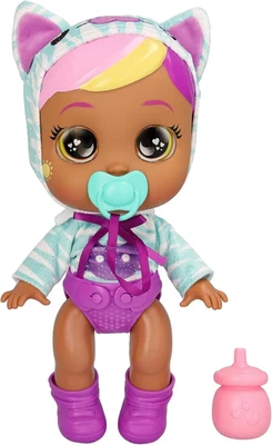 Cry Babies Day Care Blake 12" Baby Doll w/ Light Up Eyes and Cat Themed Outfit - Image 1 of 4