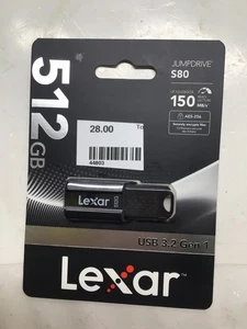 Lexar Jumpdrive S80 512GB USB 3.1 Flash Drive up to 150MB/s (44803) - Afbeelding 1 van 3