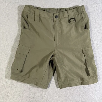 Boy Scouts of America BSA Green Cargo Shorts Youth Large Polyester - Image 1 of 4