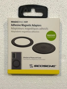 Scosche MagicRing Kit  Adhesive Magnetic Adapters MagSafe Compatible NEW IN BOX - Picture 1 of 3