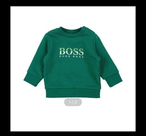 Sudadera bebé Hugo Boss verde - Imagen 1 de 2