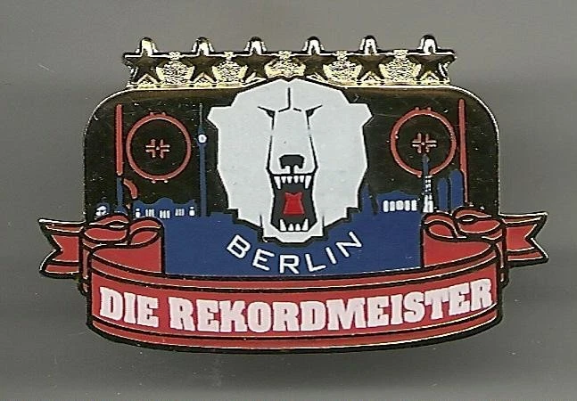 EISHOCKEY PIN  EISBÄREN BERLIN  REKORD MEISTER    256    DEL NHL - Bild 1 von 1