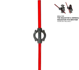 LEGO Star Wars Inquisitor Lightsaber Trans-Red Double-Bladed Circular Hilt NEW - Picture 1 of 1