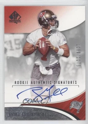 2006 SP Authentic Signatures /1175 Bruce Gradkowski #188 Rookie Auto RC - Image 1 of 2