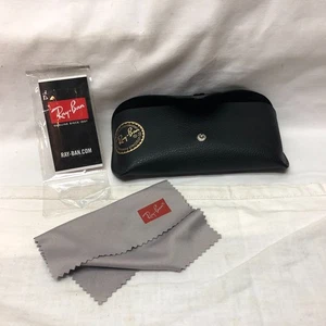 Ray-Ban Ledertasche mit Booklet und Putztuch - Bild 1 von 9
