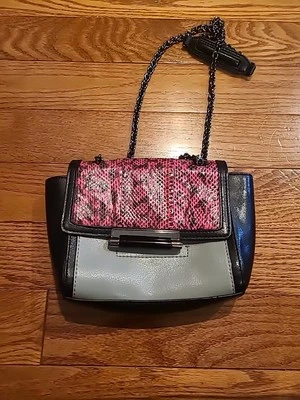 Mini bolso bandolera de hombro DVF Diane Von Furstenberg serpiente/cuero 440 Foto 1 de 4
