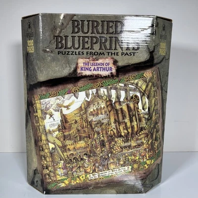 Nuevo rompecabezas de 1000 piezas enterrado BluePrints Leyendas del Rey Arturo Foto 1 de 4