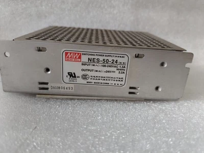 Mean Well NES-50-24 Switching Power Supply Input 110 to 240vac & out put 24vdc - Image 1 of 4