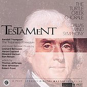 Testament by Turtle Creek Chorale (CD, Sep-2005, Reference Recordings) LIKE NEW