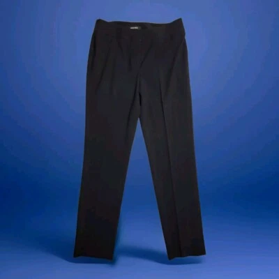 Pantalones de vestir ajustados de pierna recta negros talla 2 de Nine West para mujer Foto 1 de 4
