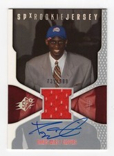 2000-01 Upper Deck SPX DARIUS MILES Auto Jersey RC Rookie Card #d 900