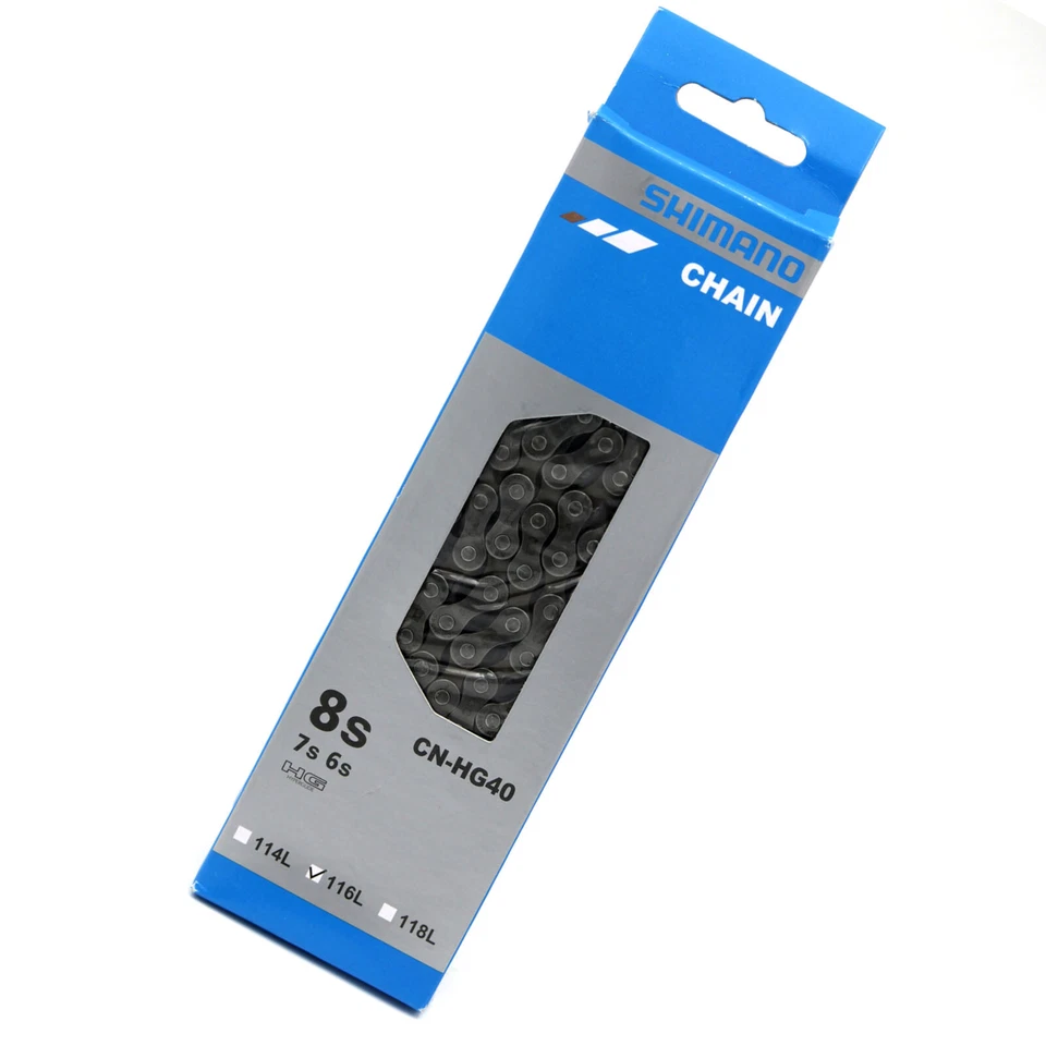 Shimano Fahrradkette Kette 6/7/8-fach CN-HG40 inkl Kettenschloss 116 Glieder - Bild 1 von 1