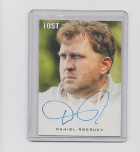 Lost TV Show Rittenhouse Autograph Trading Card Daniel Roebuck Dr Leslie (B)