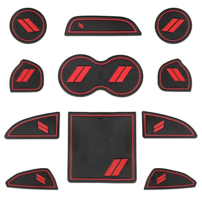 Para Dodge Challenger 2015-2021 Taza Personalizada Puerta Consola Forro Accesorios Tapicería Foto 1 de 4