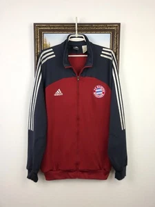 Vintage Adidas Bayern Munich Football Jacket Soccer Track Top Mens Rare Size L - Picture 1 of 21