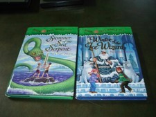 2 Magic Tree House ~Winter of the Ice Wizard/Summer of the Sea Serpent HB MERLIN