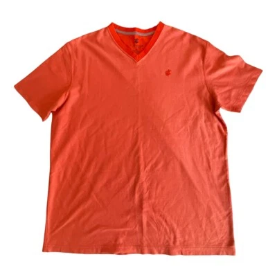 Camiseta Vintage ROCAWEAR XL V-Neck Naranja Adulto Hombre Años 2000 Retro Streetwear Foto 1 de 4