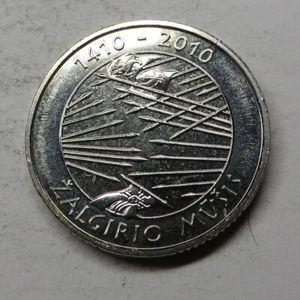 Lithuania Litas 2010 Copper-Nickel KM#172 UNC - Picture 1 of 2