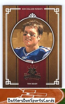 2005 Donruss Throwback Threads #GK-25 Tom Brady Gridiron Kings - Image 1 of 2