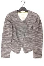 ⭐ Esprit Bouclé Jacke für Damen Gr. 36, S grau aus Baumwolle ⭐