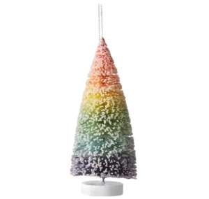 Rainbow tree Ornament - bristle Soft Lightweight Magic Fairytale Fairy Birthday - Picture 1 of 5