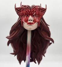 Marvel Legends Darkhold Scarlet Witch Custom Head Painted 1/12 Scale