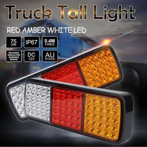 2x LED Tail Lights Stop Indicator Reverse 12V Ute Trailer Caravan Truck Boat - Picture 1 of 11