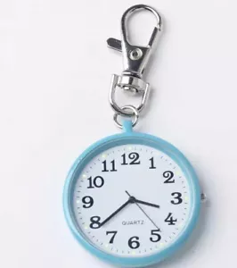 Clip on Pocket Watches Analog Quartz Keychain Pendant Watch read, description - Picture 1 of 9