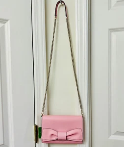 Kate Spade New York Olive Drive Agnes Bow Leather Crossbody, Pink - Bild 1 von 7