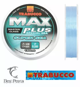 Filo da Pesca TRABUCCO MAX PLUS SUPER SEA 1000mt - Ø 0,25 - carico 5,8 Kg - Foto 1 di 3