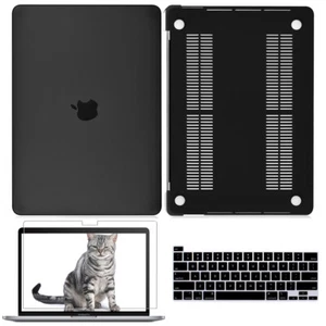 For MacBook Pro 13" A2159 2019 Black Hard Shell+ Keyboard Skin+ Screen Protector - Picture 1 of 14