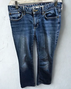 Eddie Bauer Jeans Womens Size 6 Bootcut Blue Mid Rise Denim Cowboy Western Rodeo - Picture 1 of 10