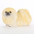 Pekingese Figurine Hand Painted Collectible Statue